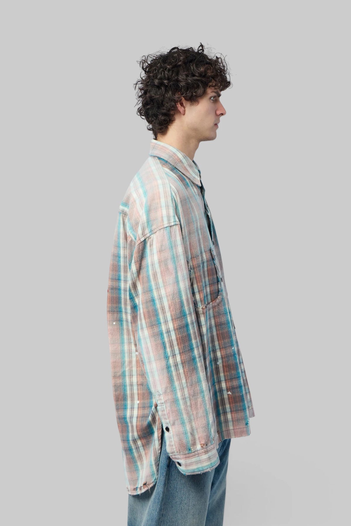 Maison Mihara Yasuhiro - Vintage Like Check L/S Shirt - LABELS
