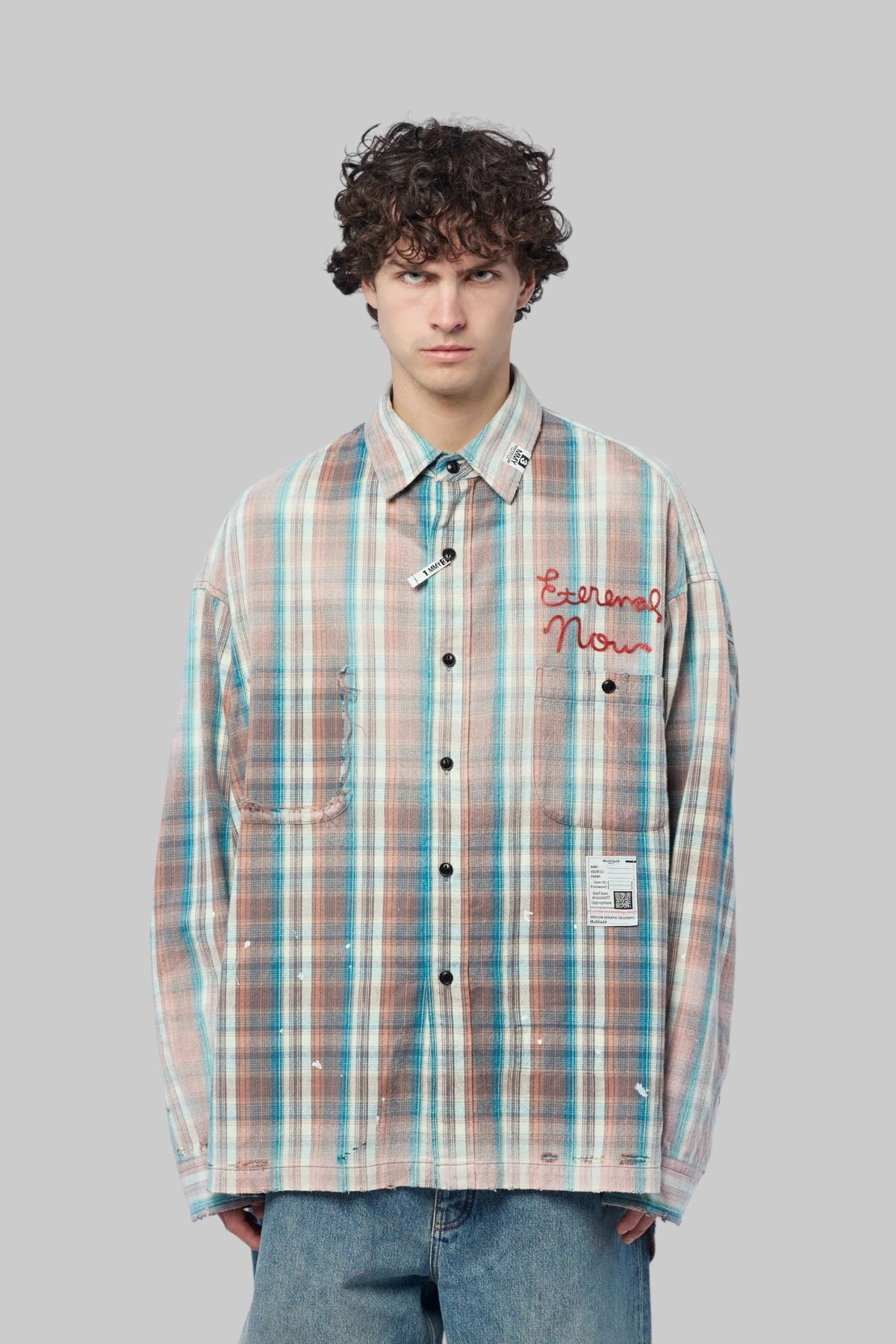 Maison Mihara Yasuhiro - Vintage Like Check L/S Shirt - LABELS
