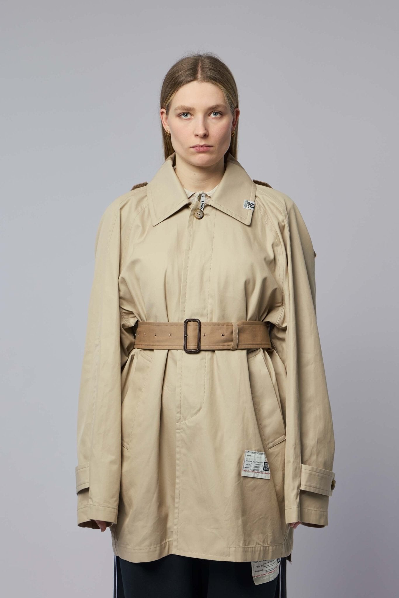 Maison Mihara Yasuhiro - W Sleeve Balmacaan Coat - LABELS