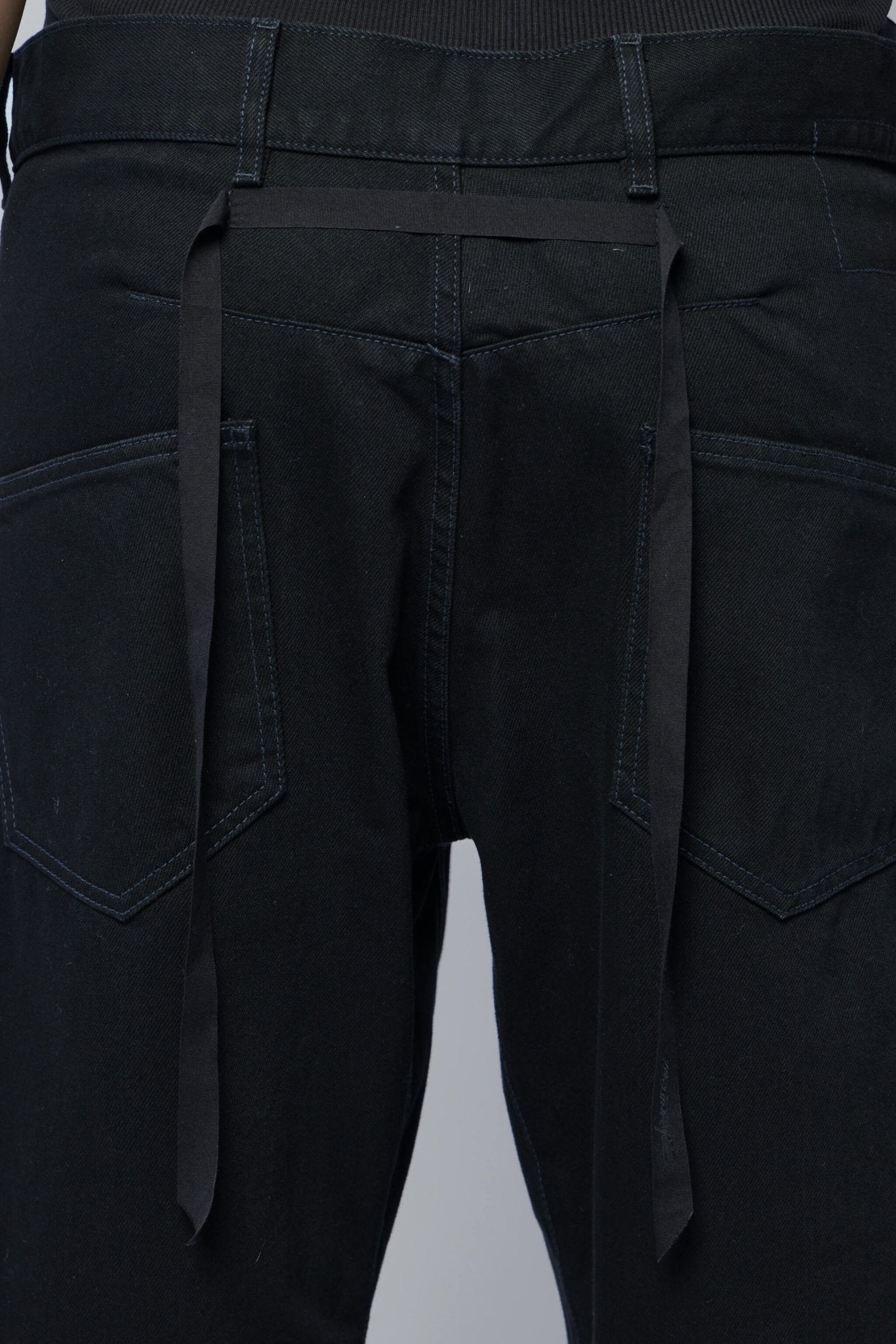 メンズ MARINA YEE Oversized denim trousers 黒 XS