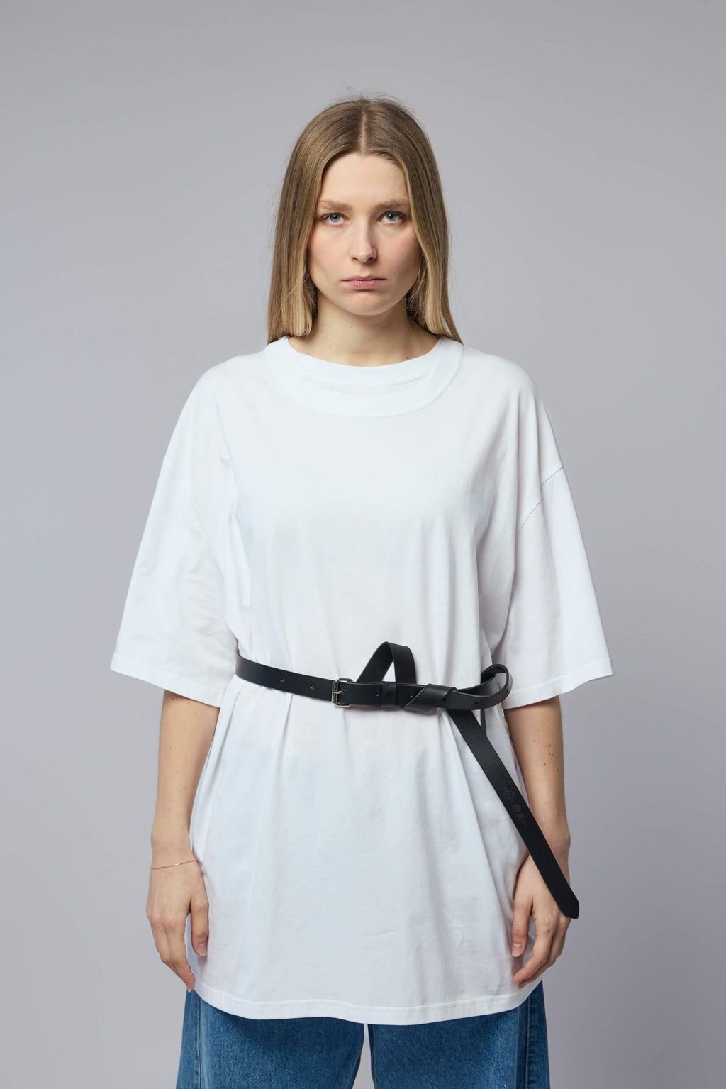Marina Yee - Oversized Double Collar T-shirt - LABELS