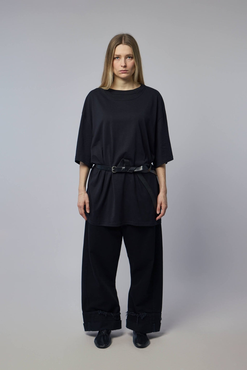 Marina Yee - Oversized Double Collar T-shirt - LABELS