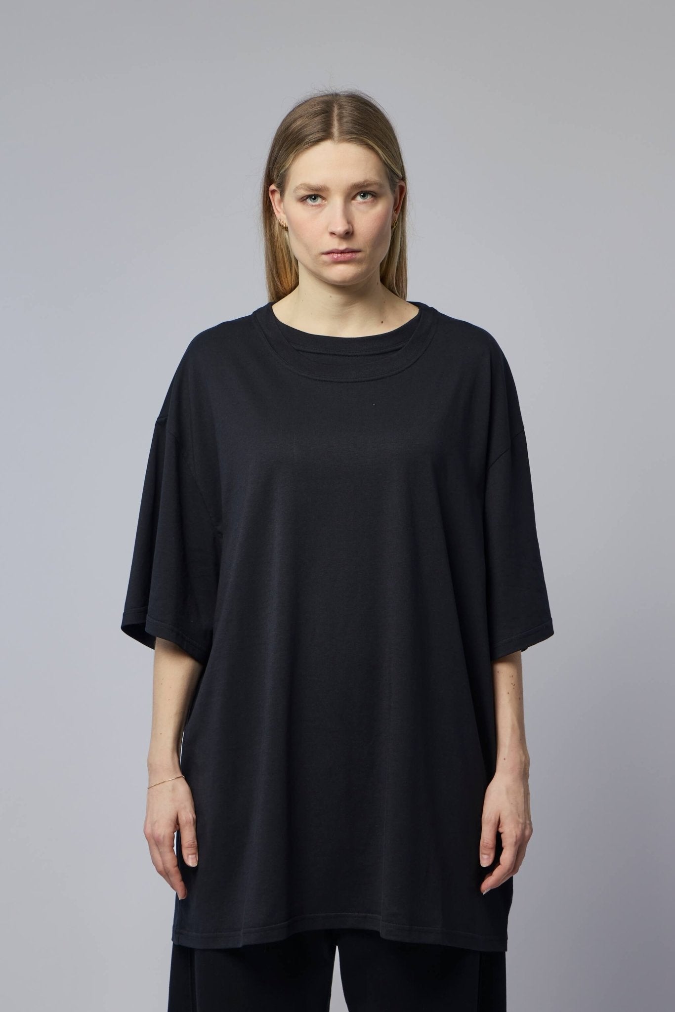 Marina Yee - Oversized Double Collar T-shirt - LABELS