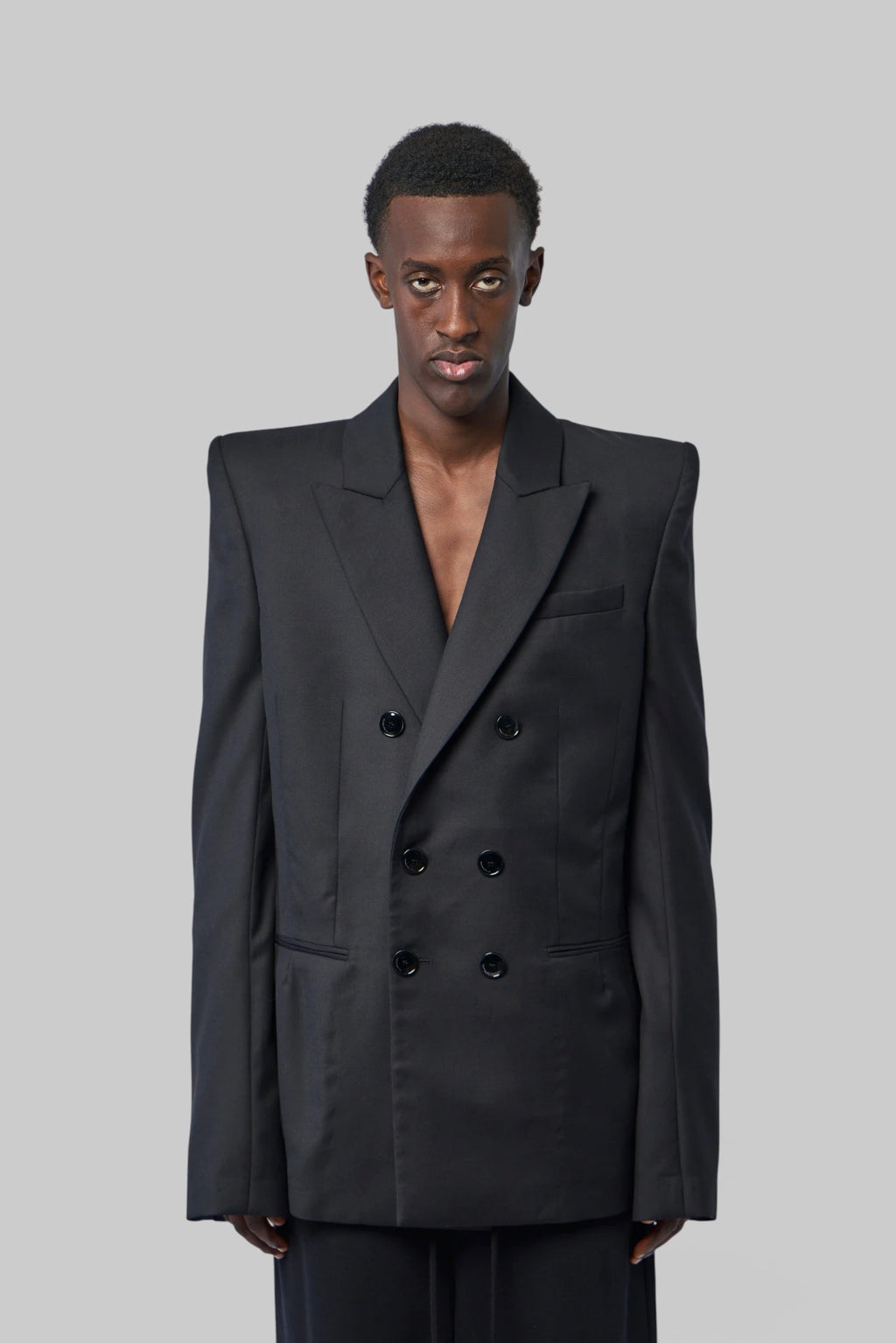 Matières Fécales - Men Charles Double-breasted Jacket Woven - LABELS