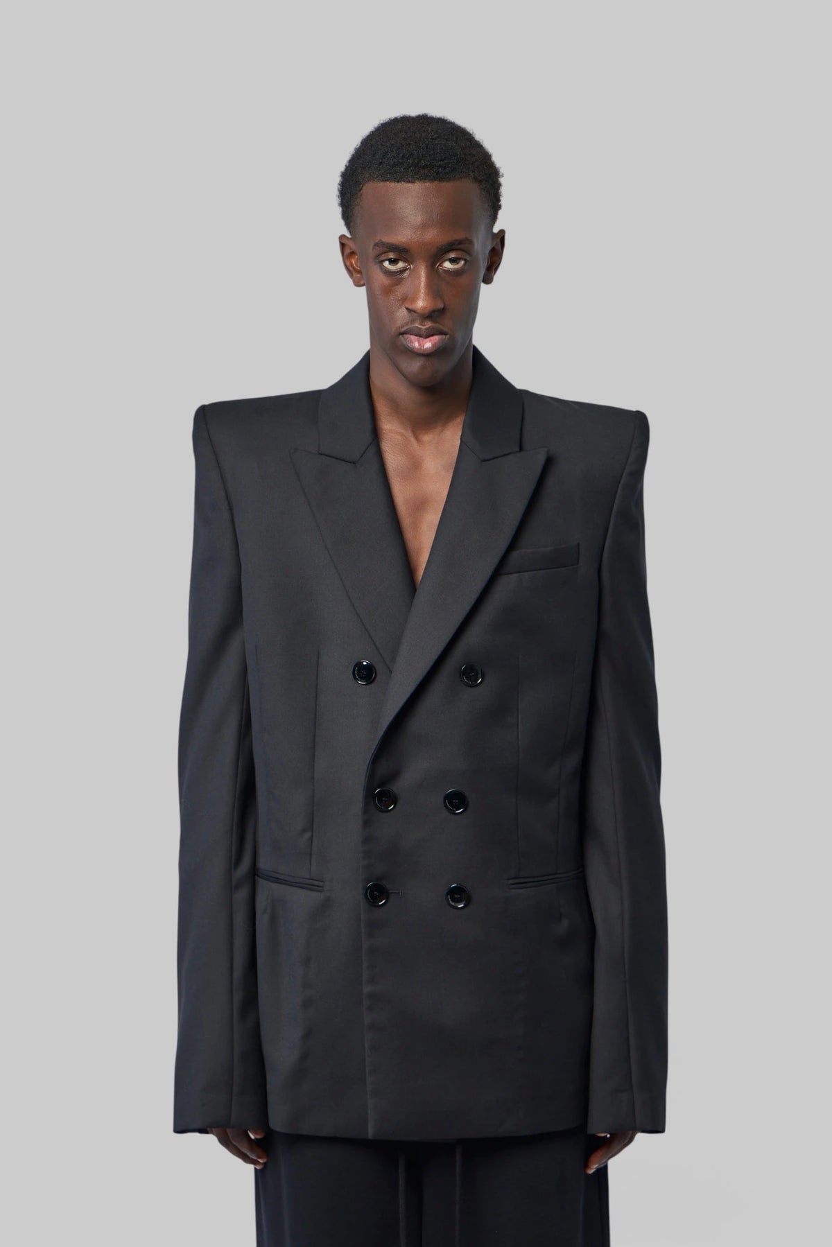 Matières Fécales - Men Charles Double-breasted Jacket Woven - LABELS