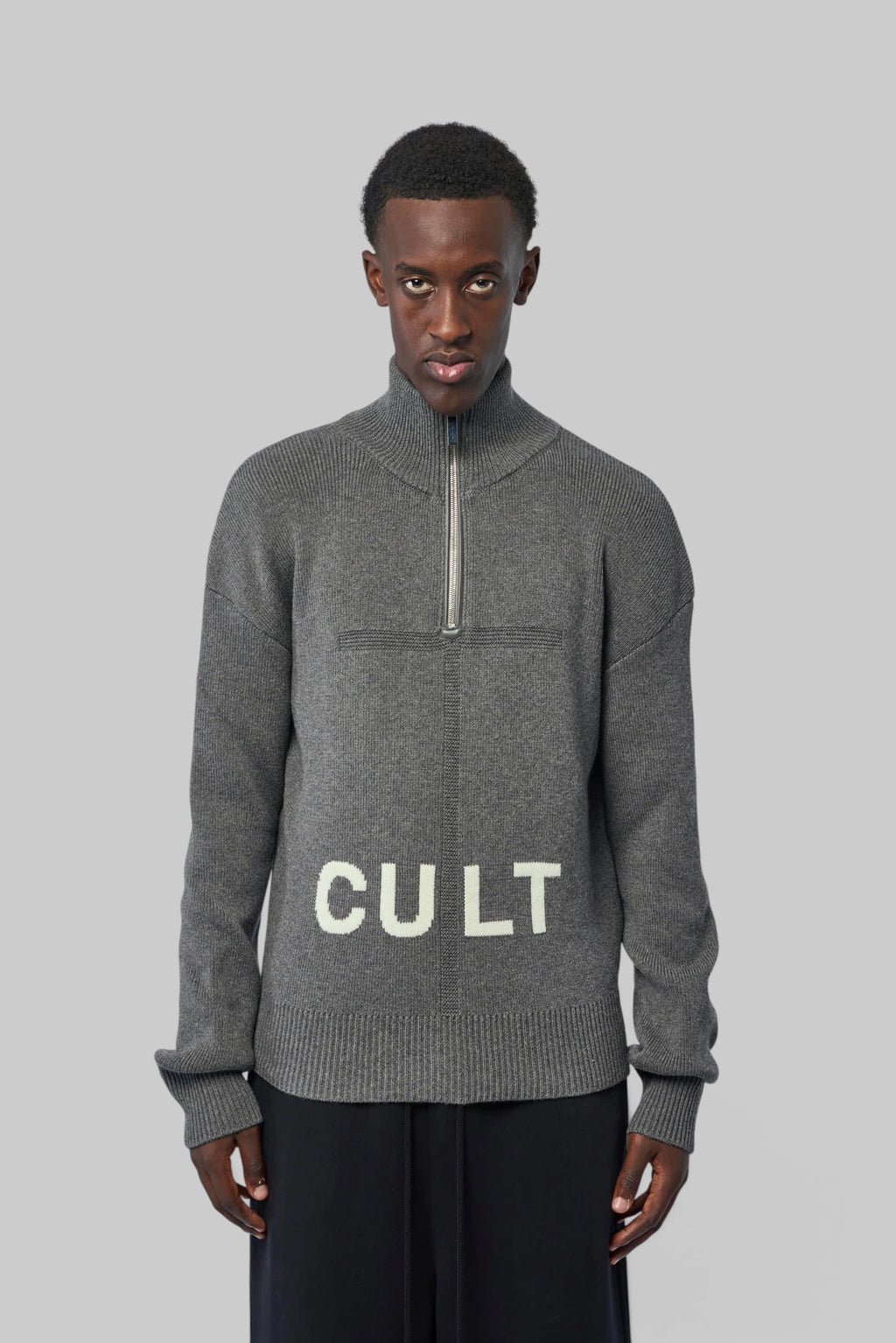 Matières Fécales - Men Cult Quarterzip Knit - LABELS