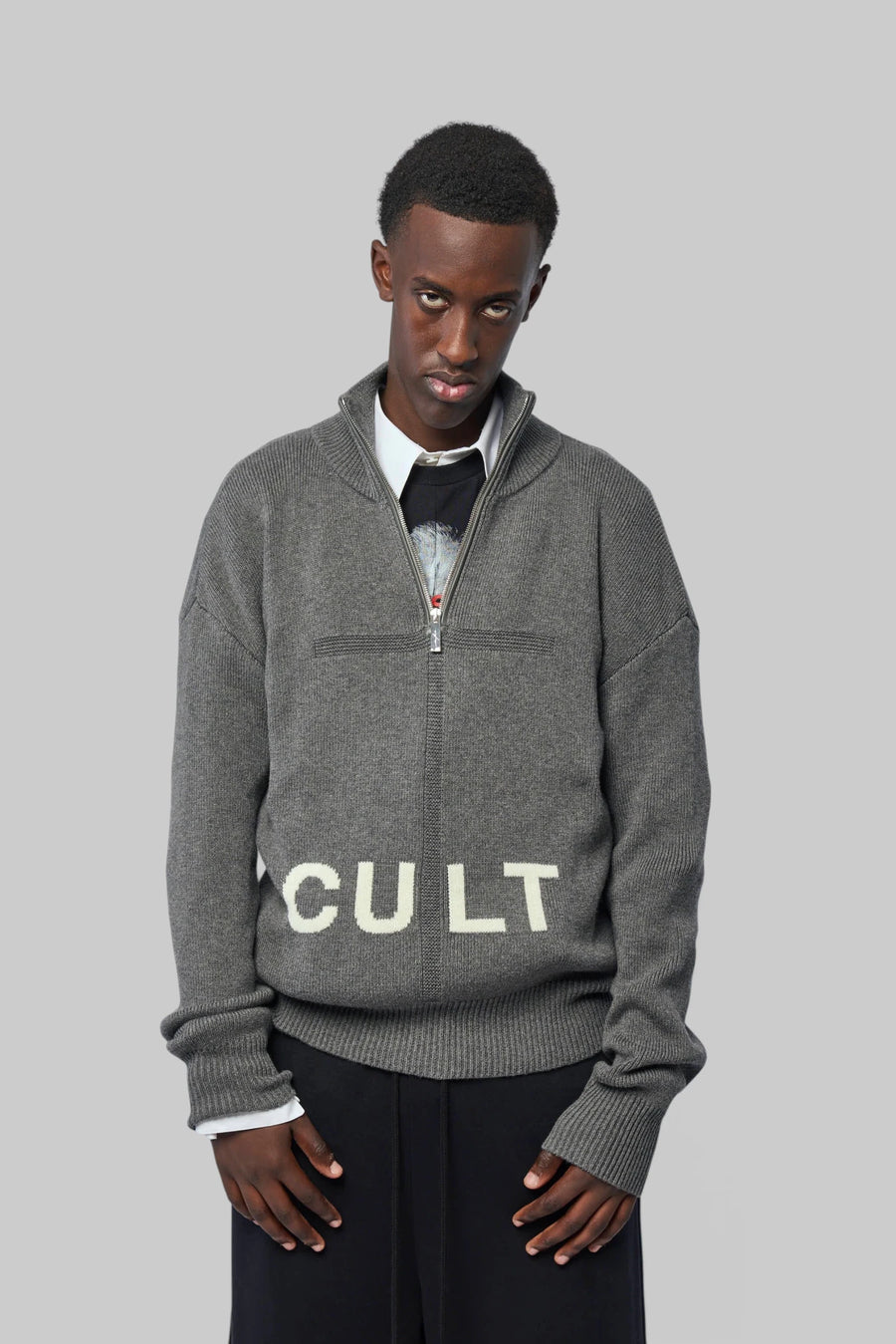 Matières Fécales - Men Cult Quarterzip Knit - LABELS