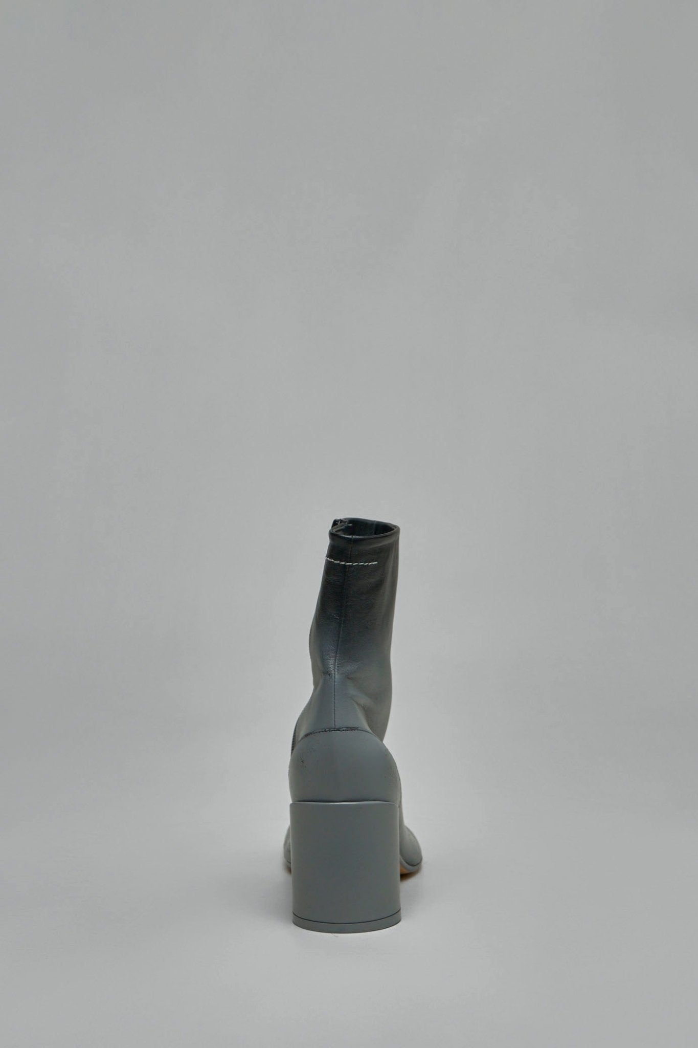 MM6 Margiela - Heeled Leather Ankle Boots - LABELS