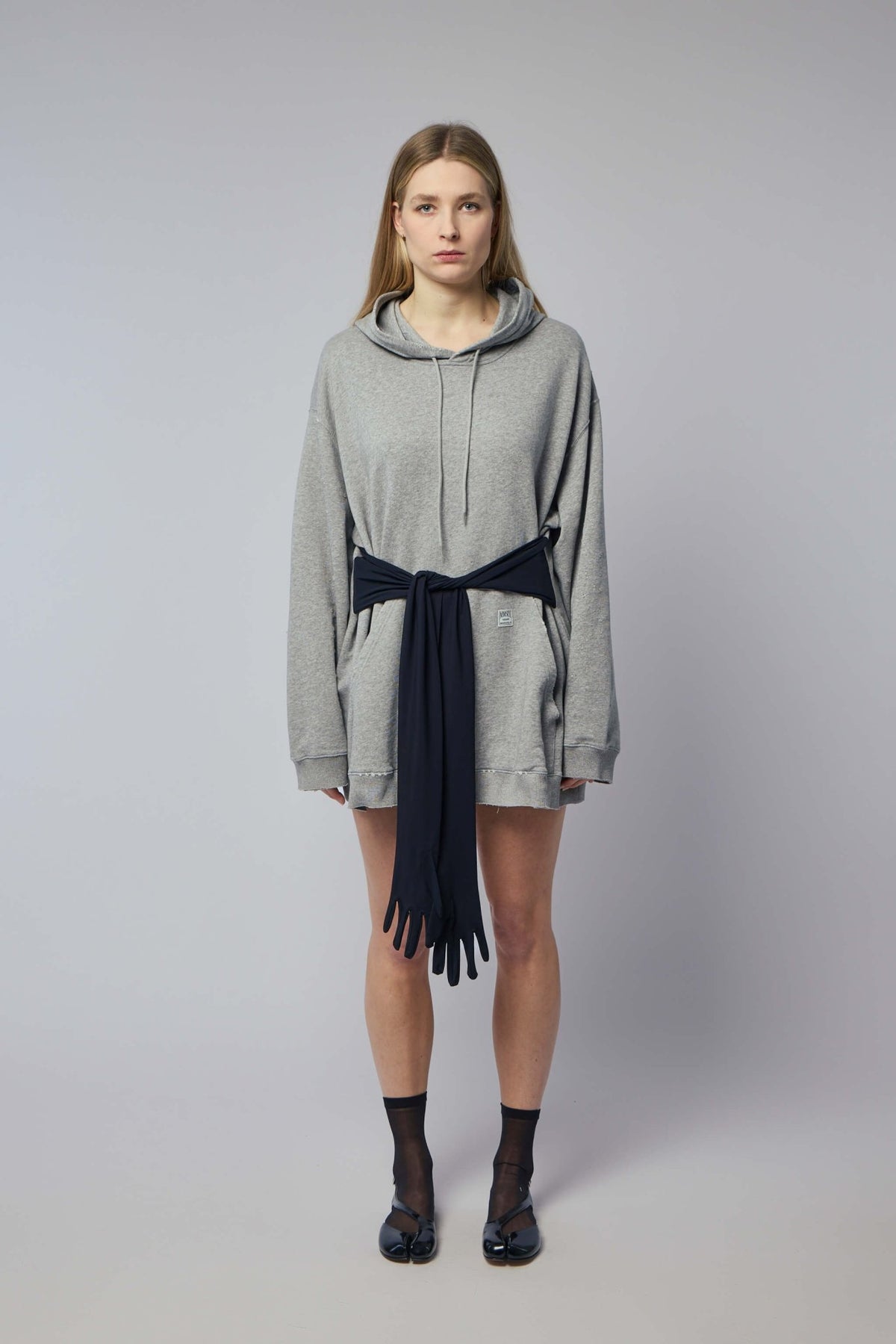 MM6 Margiela mini dress styled for modern sophisticated look