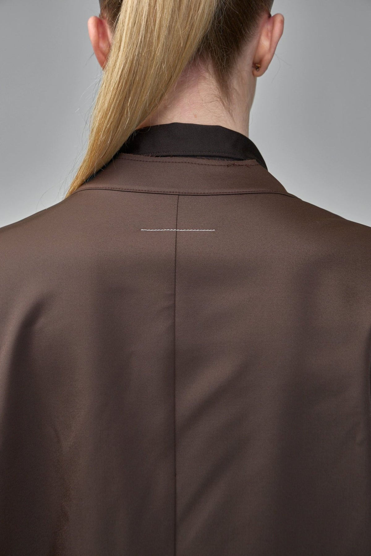 MM6 Margiela blazer styled with casual outfit showing versatility