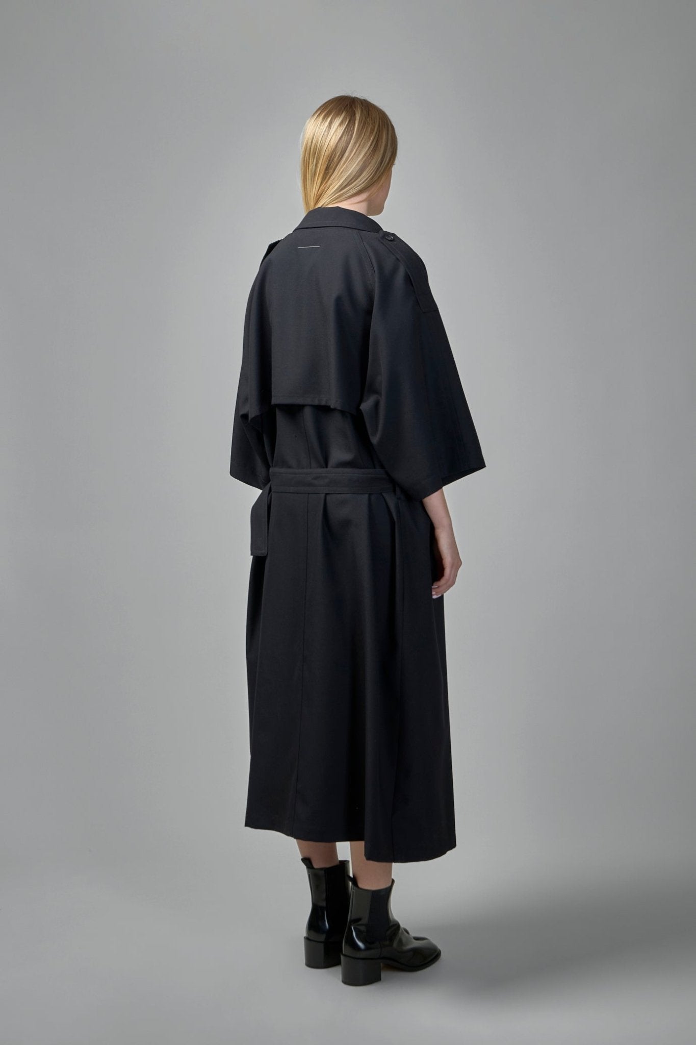 MM6 Margiela - Stand Collar Wool Blend Coat - LABELS