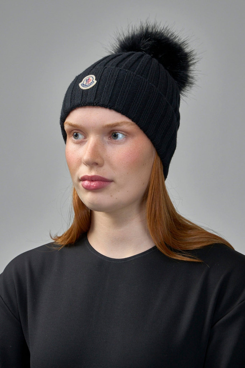 Moncler - Beanie with Pom Pom - LABELS