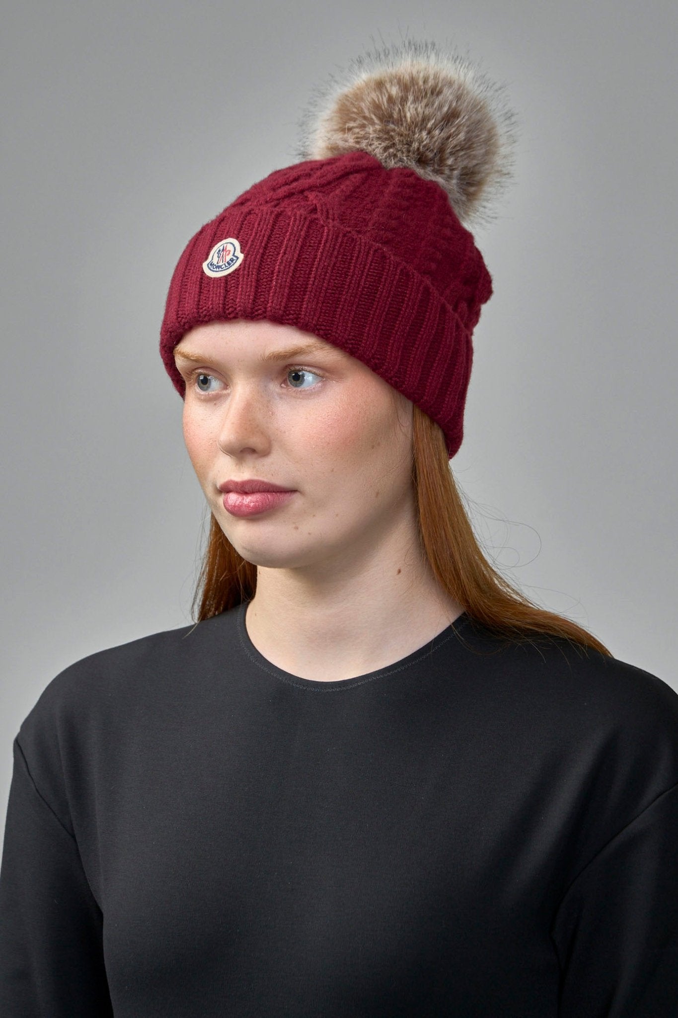 Moncler - Cashmere Beanie with Pom Pom - LABELS