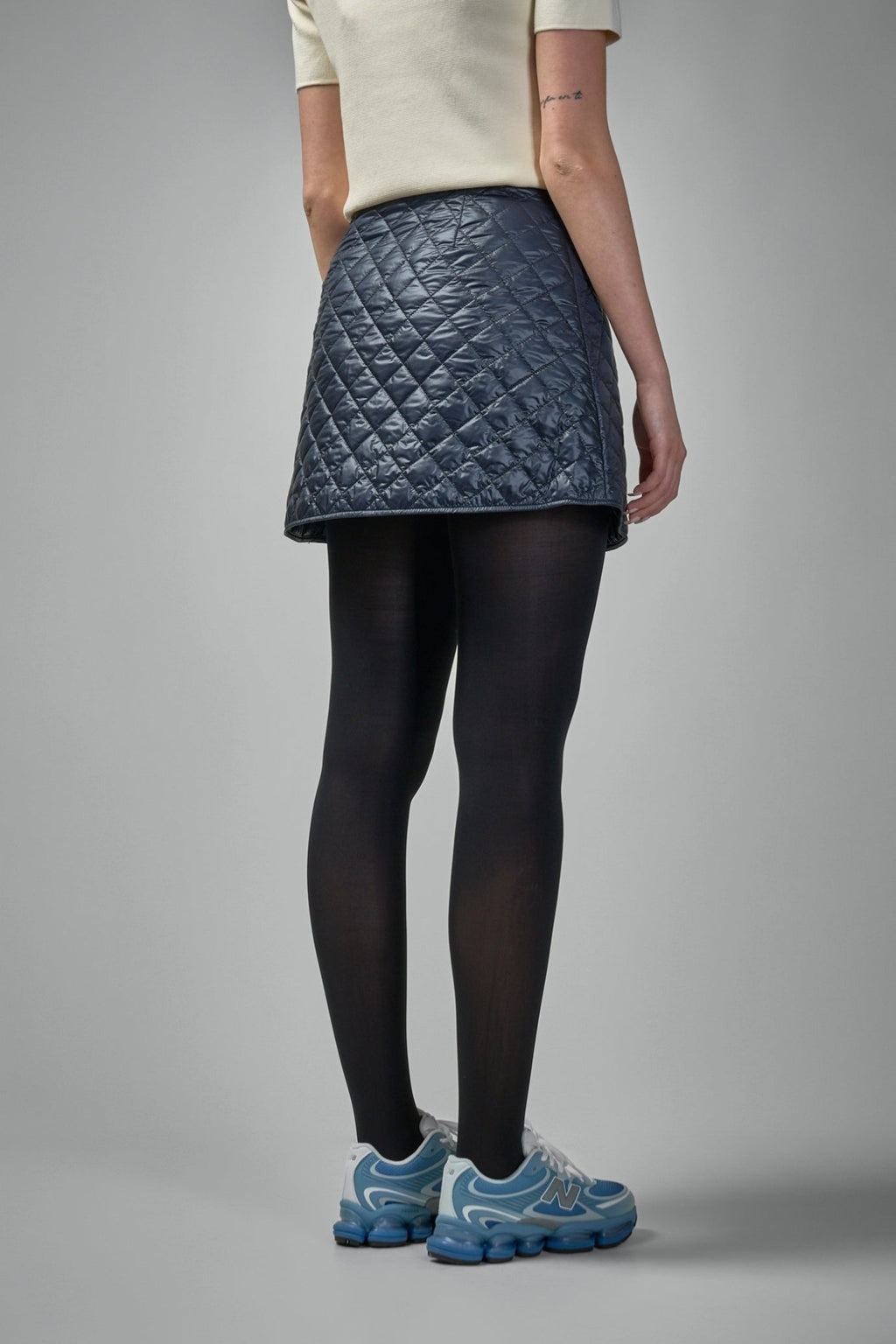 Moncler - Cotton Gabardine Pleated Mini Skirt - LABELS