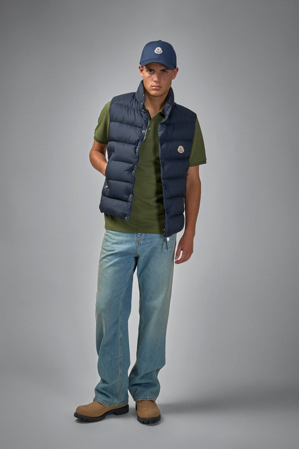 Moncler - Embroidered Logo Cotton Piquet Polo Shirt - LABELS