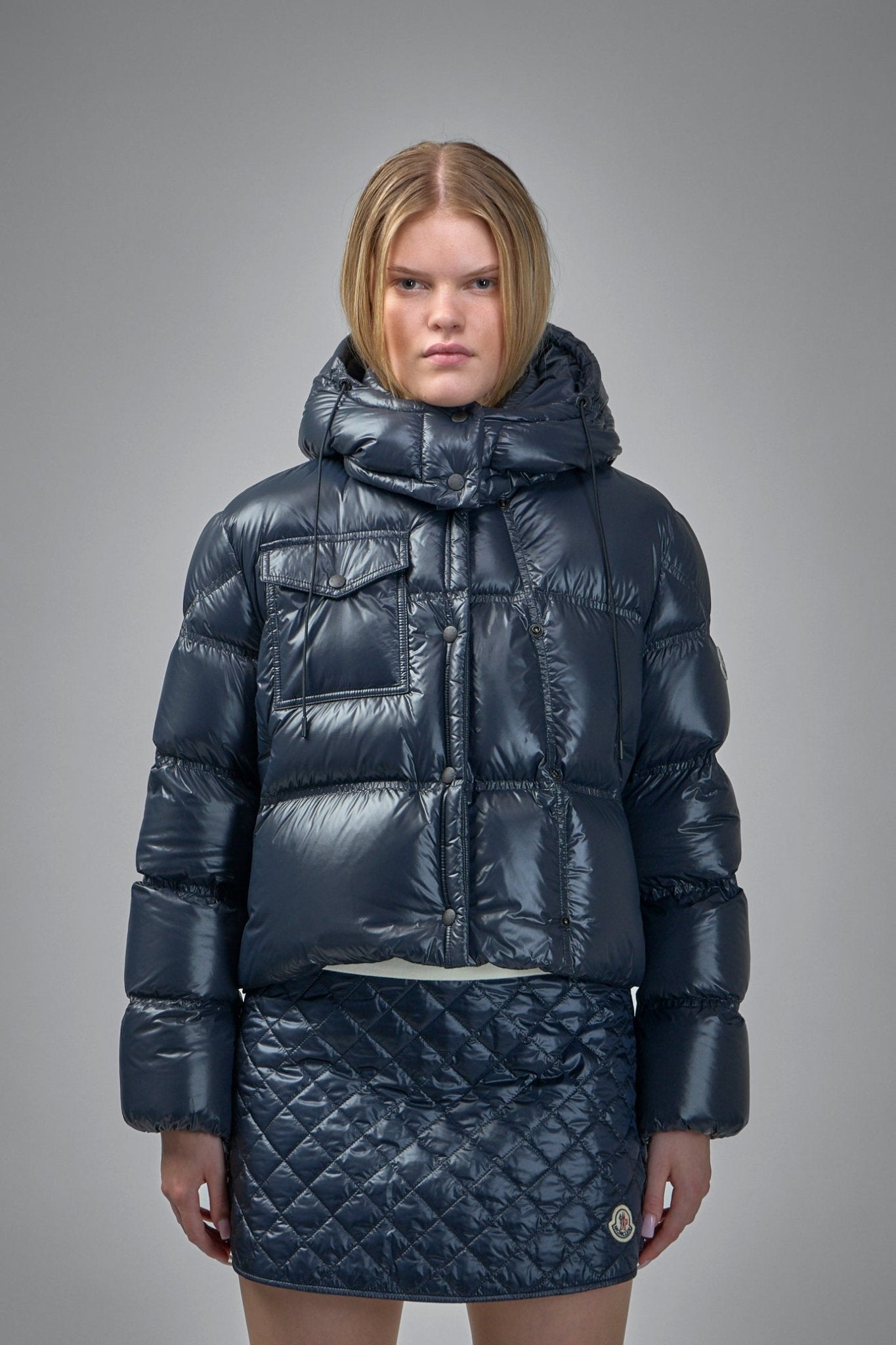 Moncler - Erea Square - Quilted Hooded Short Down Jacket - LABELS
