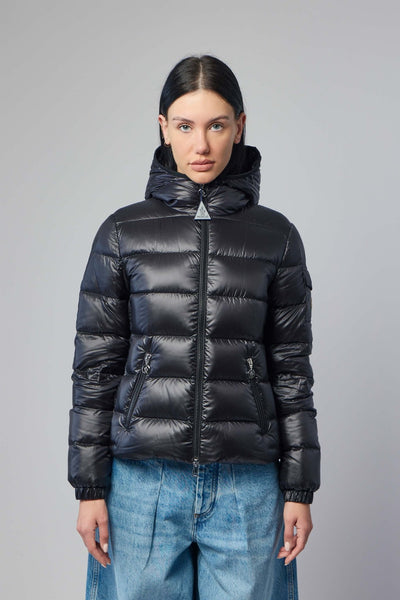 Glesse Hooded Short Down Jacket