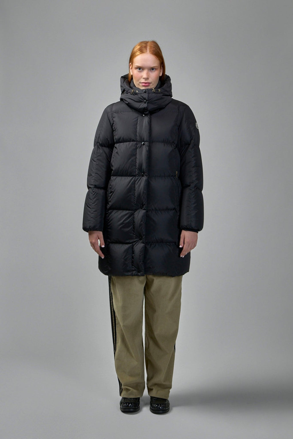 Moncler - Litte Square Quilted Hooded Long Down Jacket - LABELS