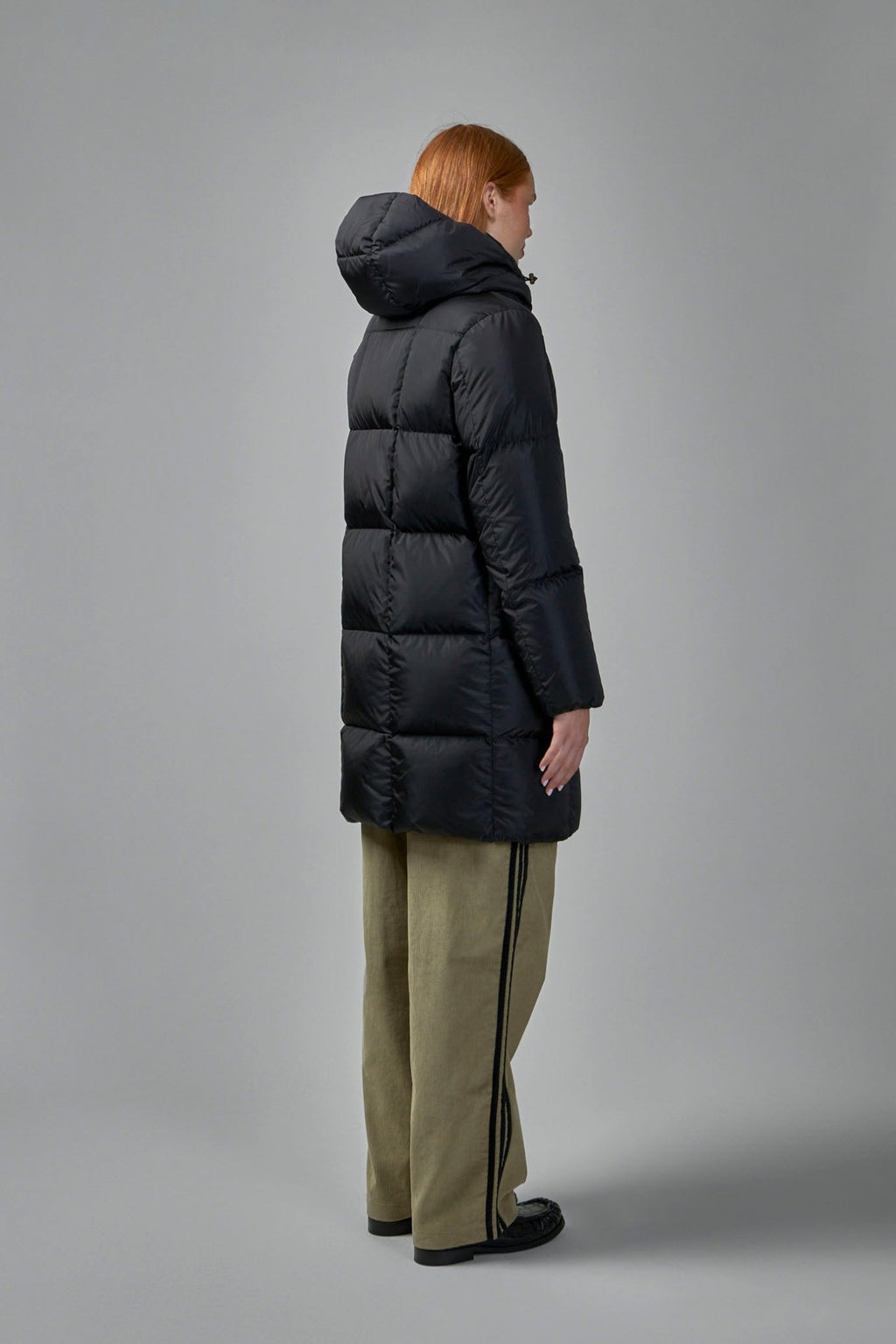 Moncler - Litte Square Quilted Hooded Long Down Jacket - LABELS
