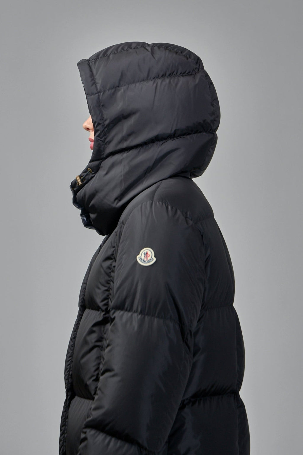Moncler - Litte Square Quilted Hooded Long Down Jacket - LABELS