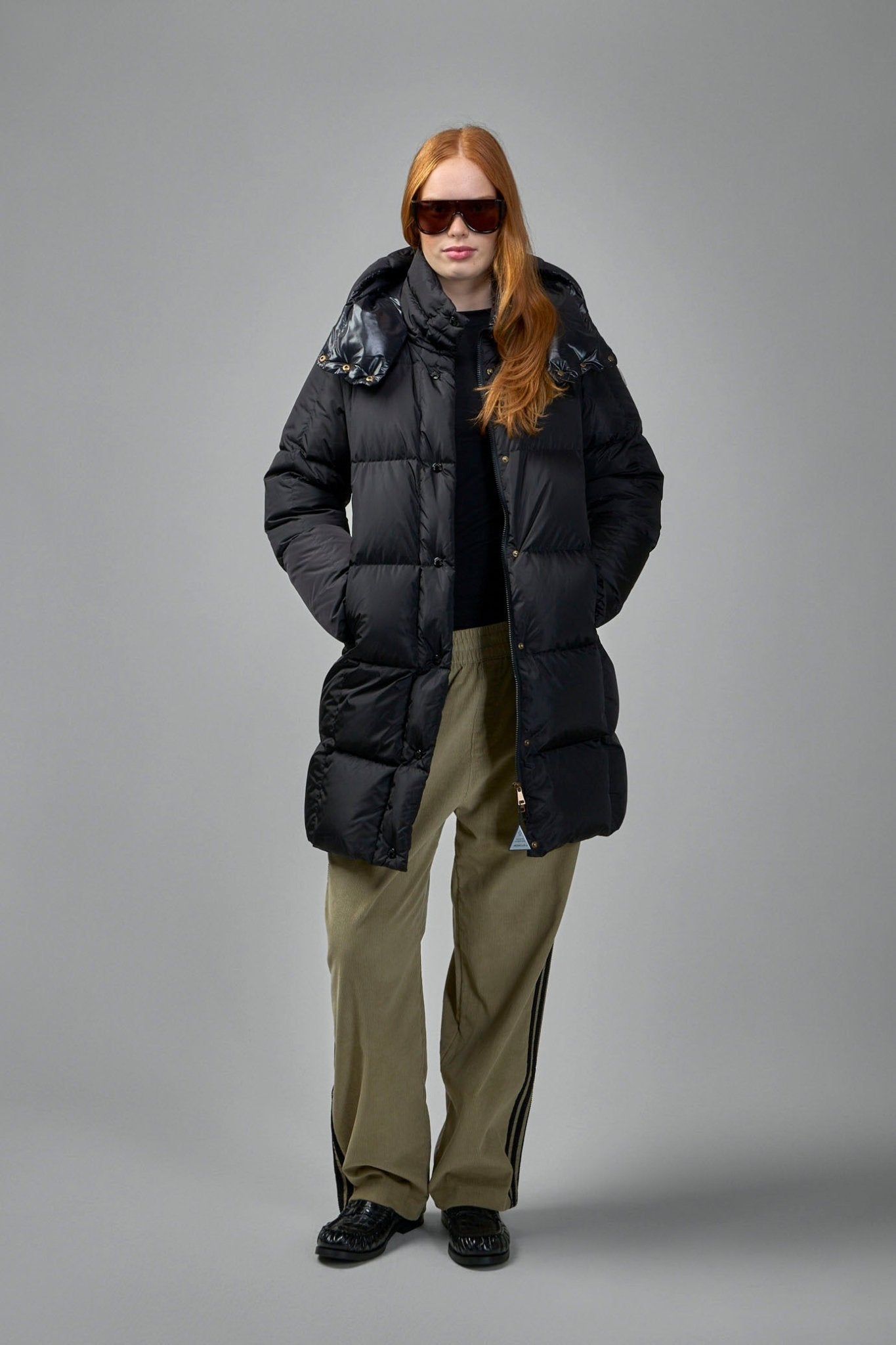 Moncler - Litte Square Quilted Hooded Long Down Jacket - LABELS