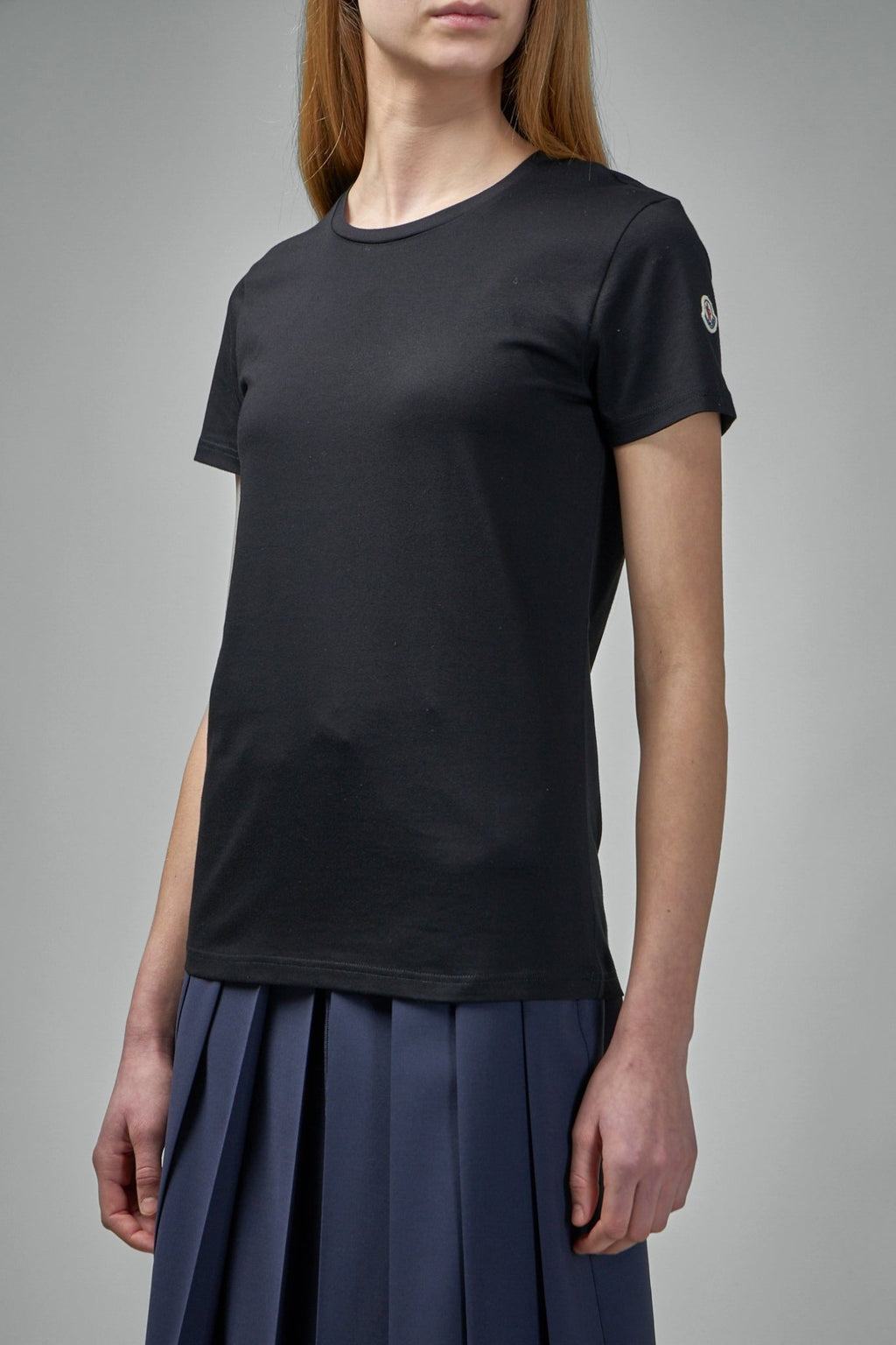 Moncler - Logo Patch Cotton Jersey T-Shirt - LABELS