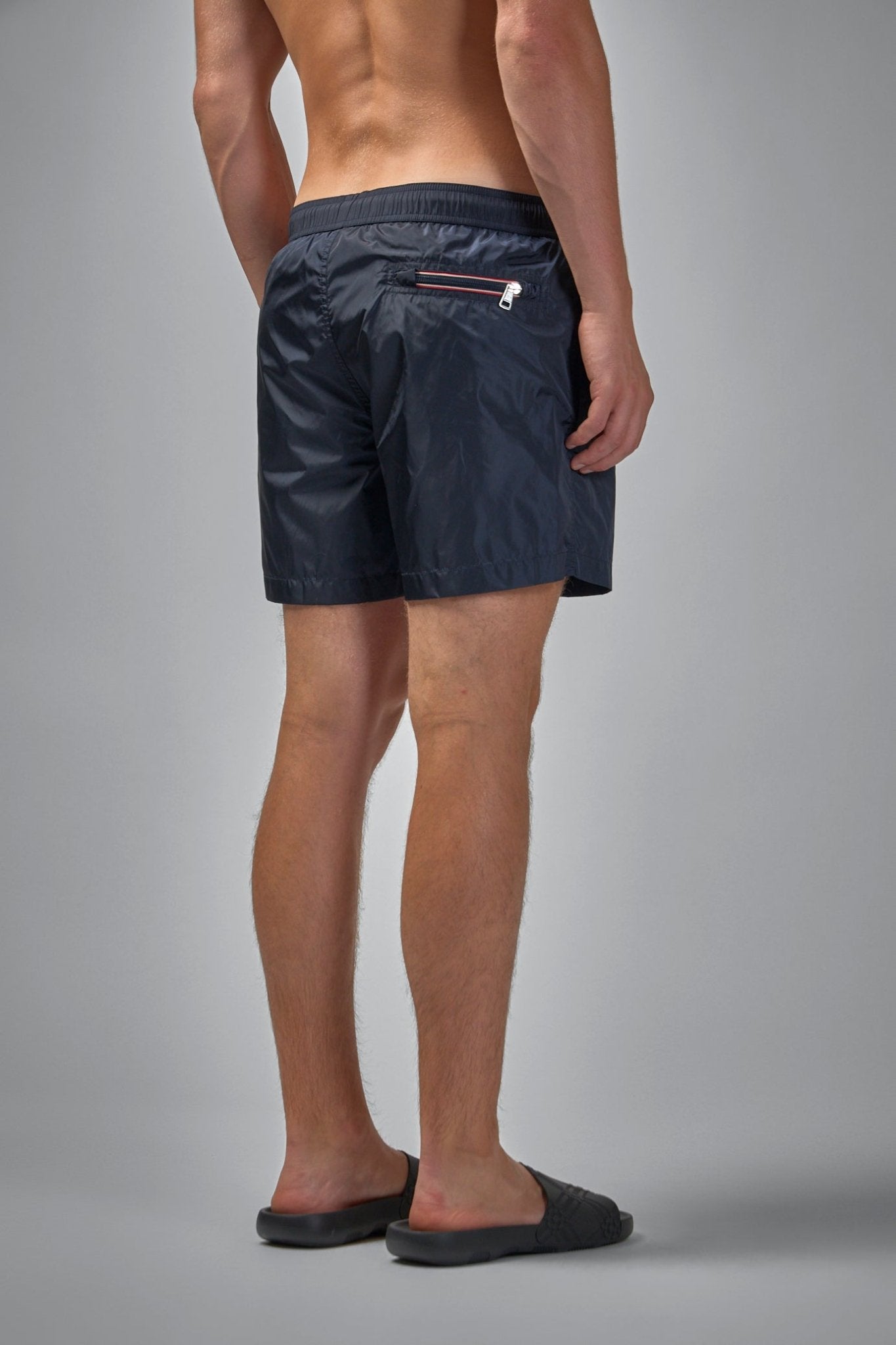 Moncler - Logo Patch Drawstring Swim Shorts - LABELS