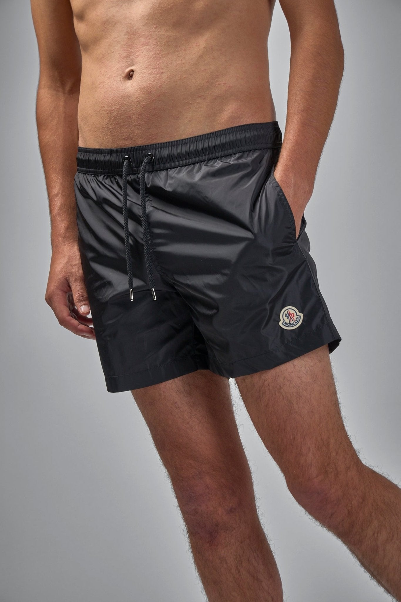 Moncler - Logo Patch Swim Shorts - LABELS