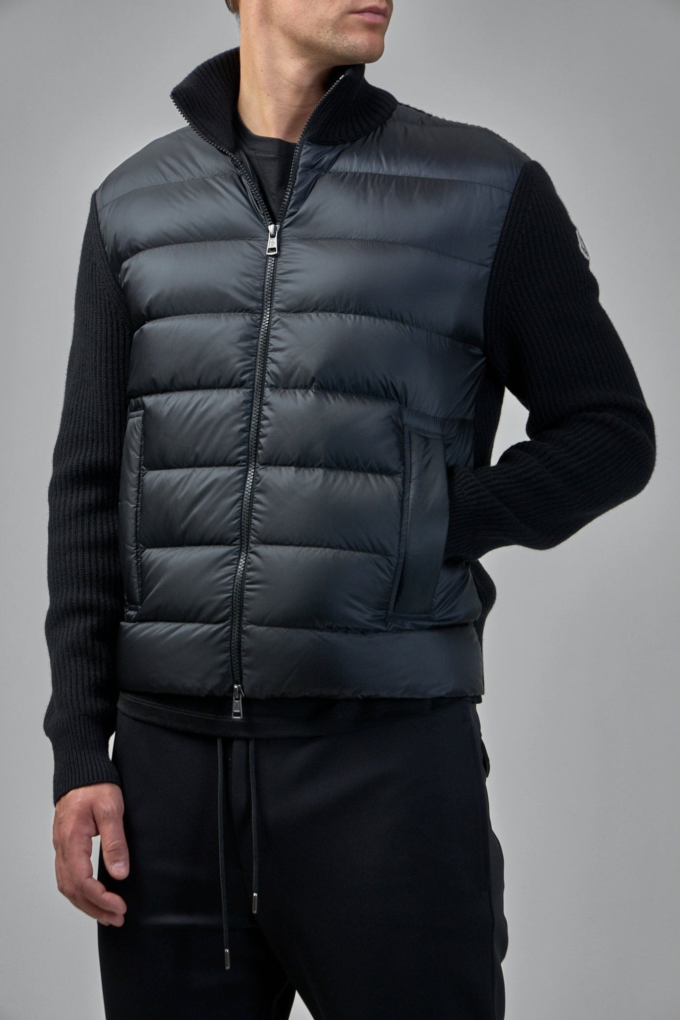 Moncler - Padded Wool & Cashmere Zip - Up Cardigan - LABELS