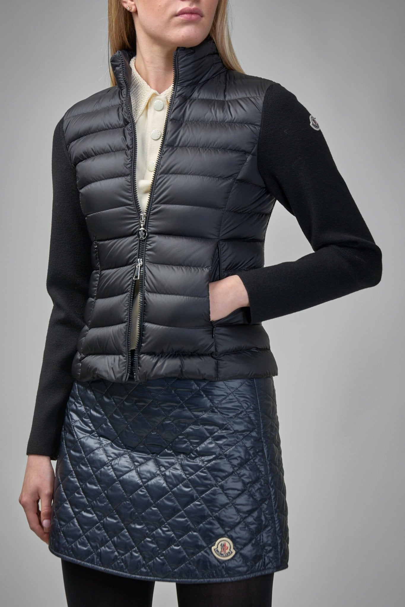 Moncler - Padded Wool Zip - Up Cardigan - LABELS