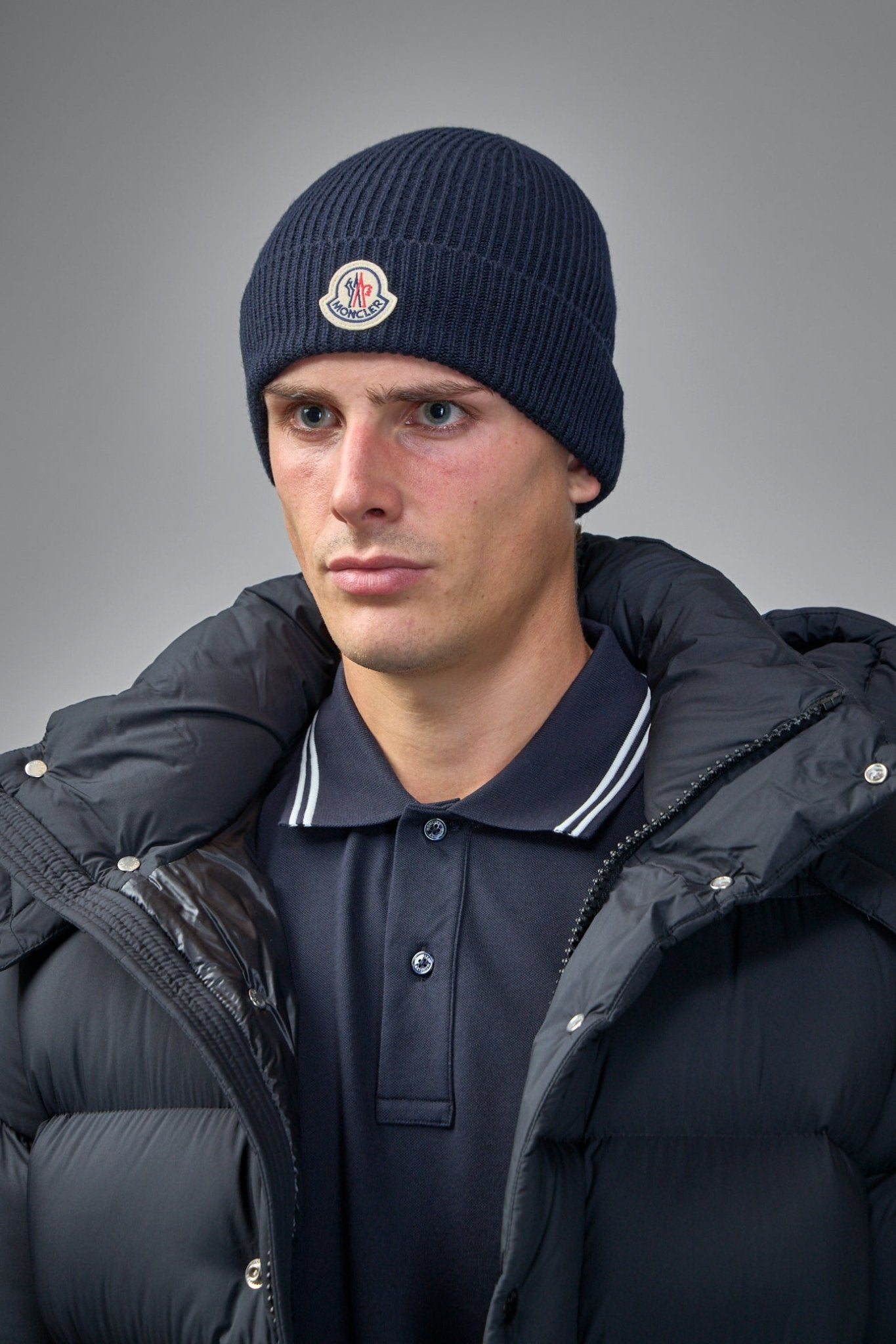 Moncler - Ribbed Wool Beanie - LABELS