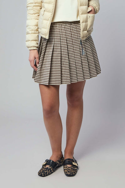 Pleated Midi Skirt
