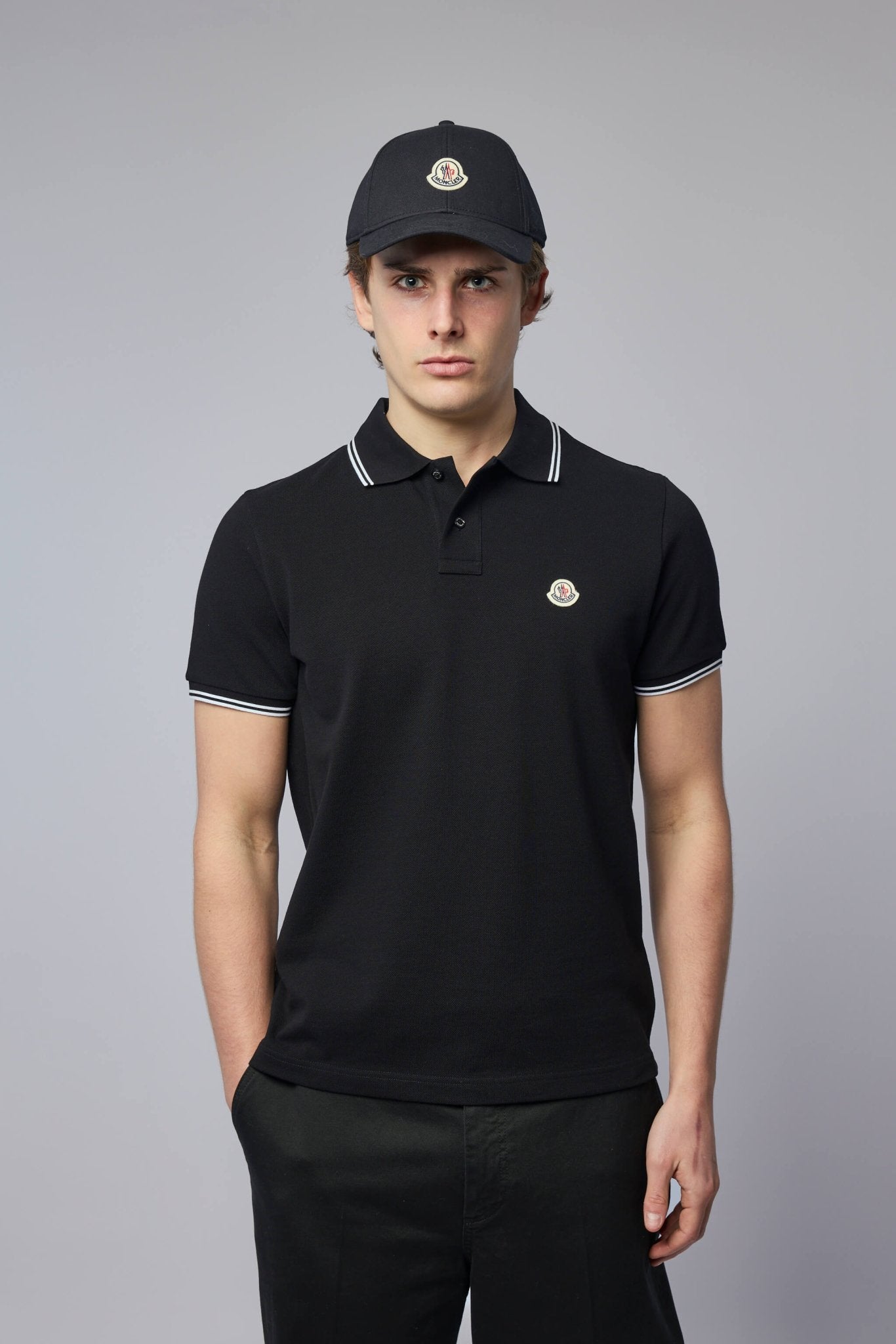 トップス MONCLER MAGLIA POLO 67260326N01S Moncler Maglia Polo Shirt Manica Corta Vintage Luxury | eBay