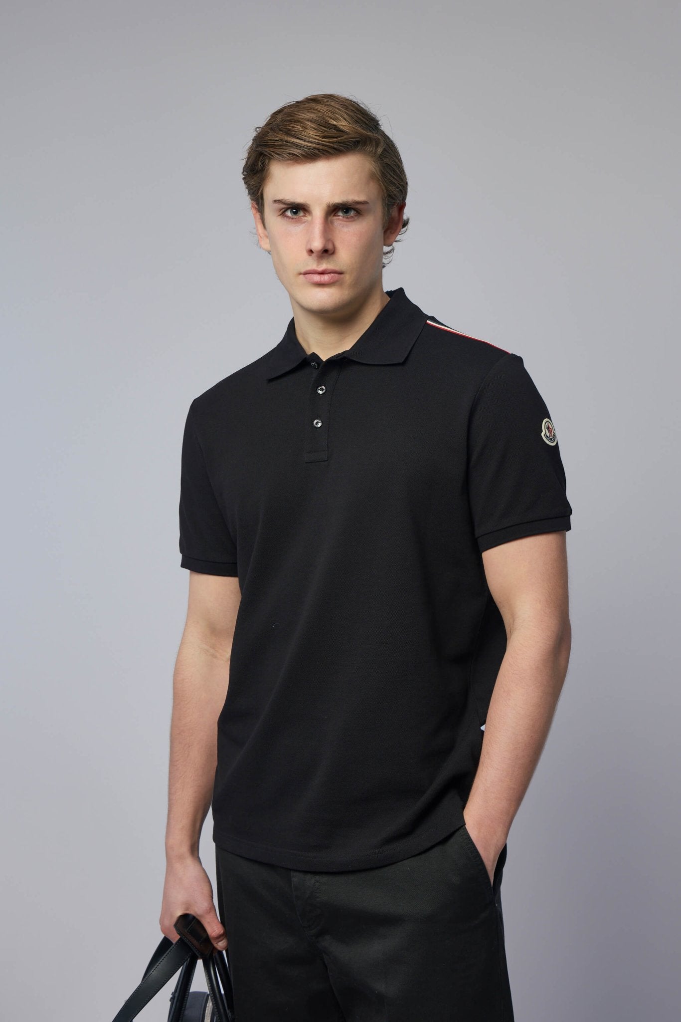 トップス MONCLER MAGLIA POLO 67260326N01S Moncler Maglia Polo Manica Corta Shirt Men Size M Blue | eBay