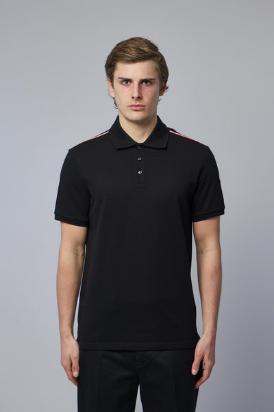 Tricolor-trimmed Cotton Piquet Polo Shirt