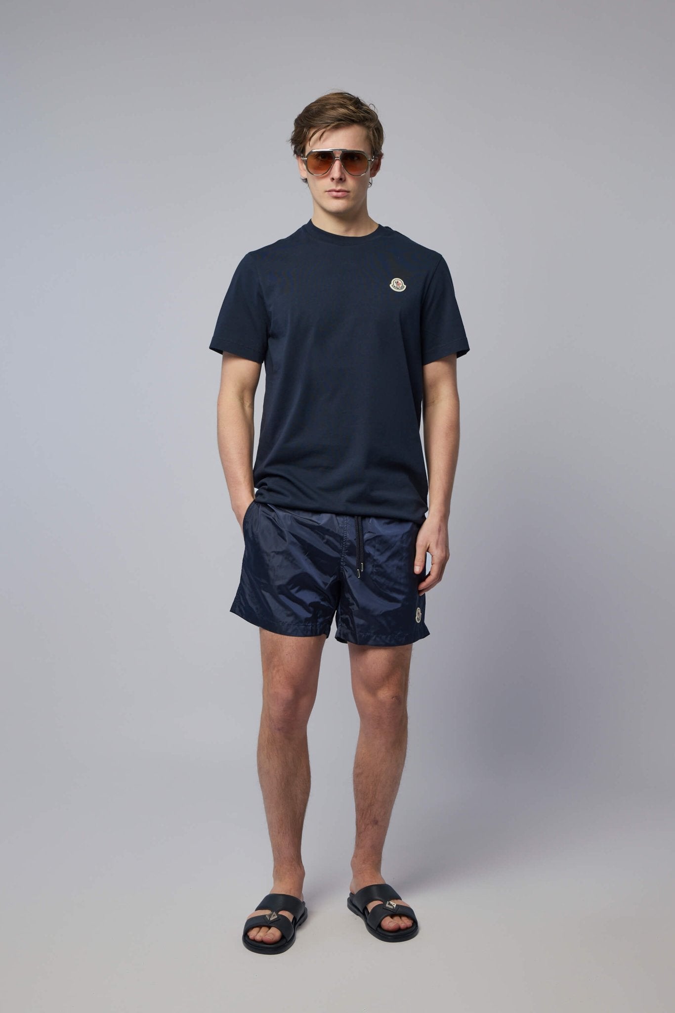 Moncler Shorts - Logo Swim Shorts with Drawstring – LABELS