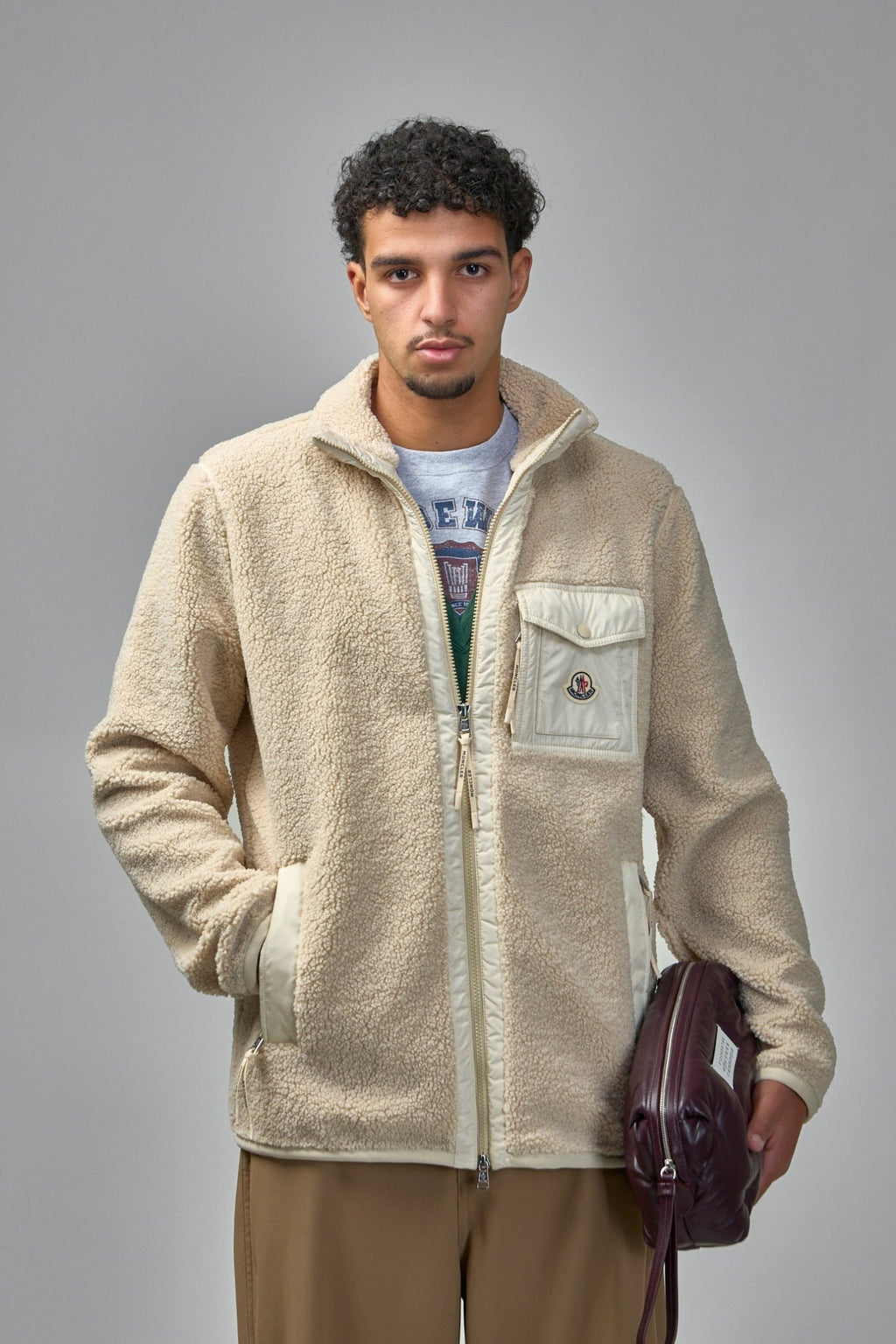 Moncler - Teddy Zip - Up Sweatshirt With Pocket - LABELS