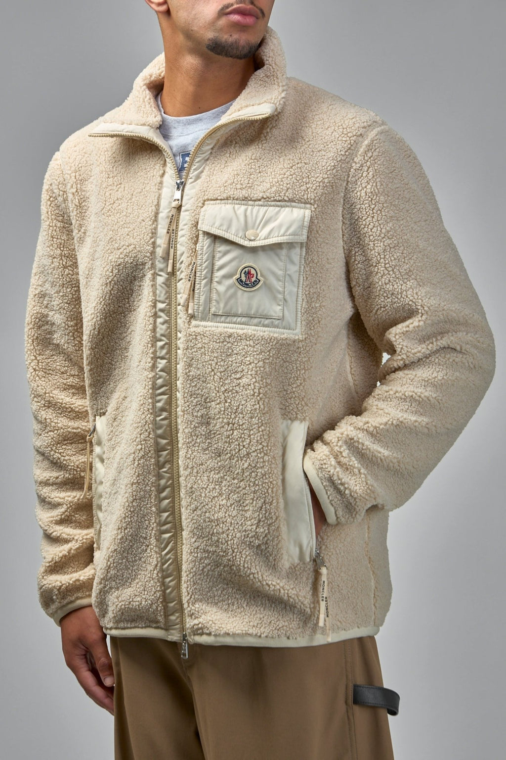 Moncler - Teddy Zip - Up Sweatshirt With Pocket - LABELS