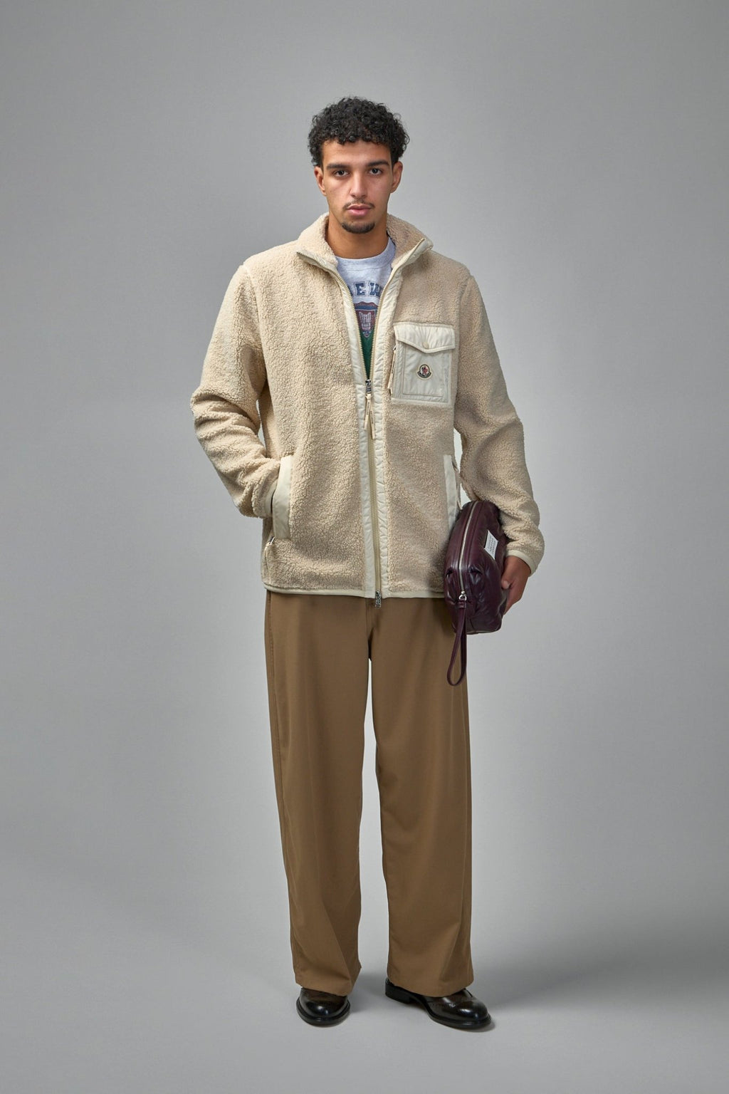 Moncler - Teddy Zip - Up Sweatshirt With Pocket - LABELS