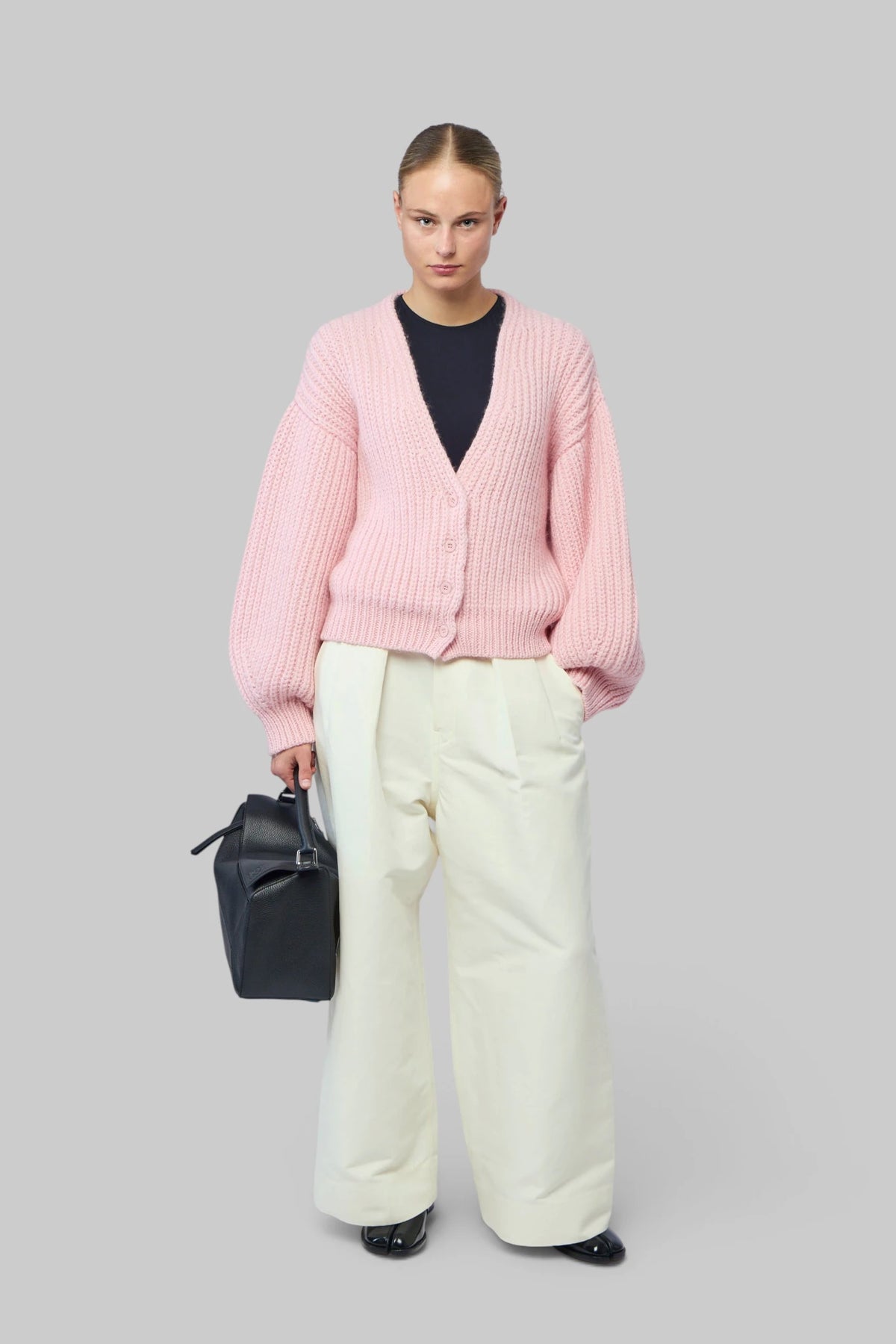 Mr Mittens - Louisa - Fisherman Balloon Sleeve Cardigan - LABELS