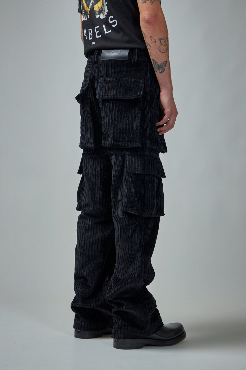 Nahmias - Corduroy Logo Cargo Pants - LABELS
