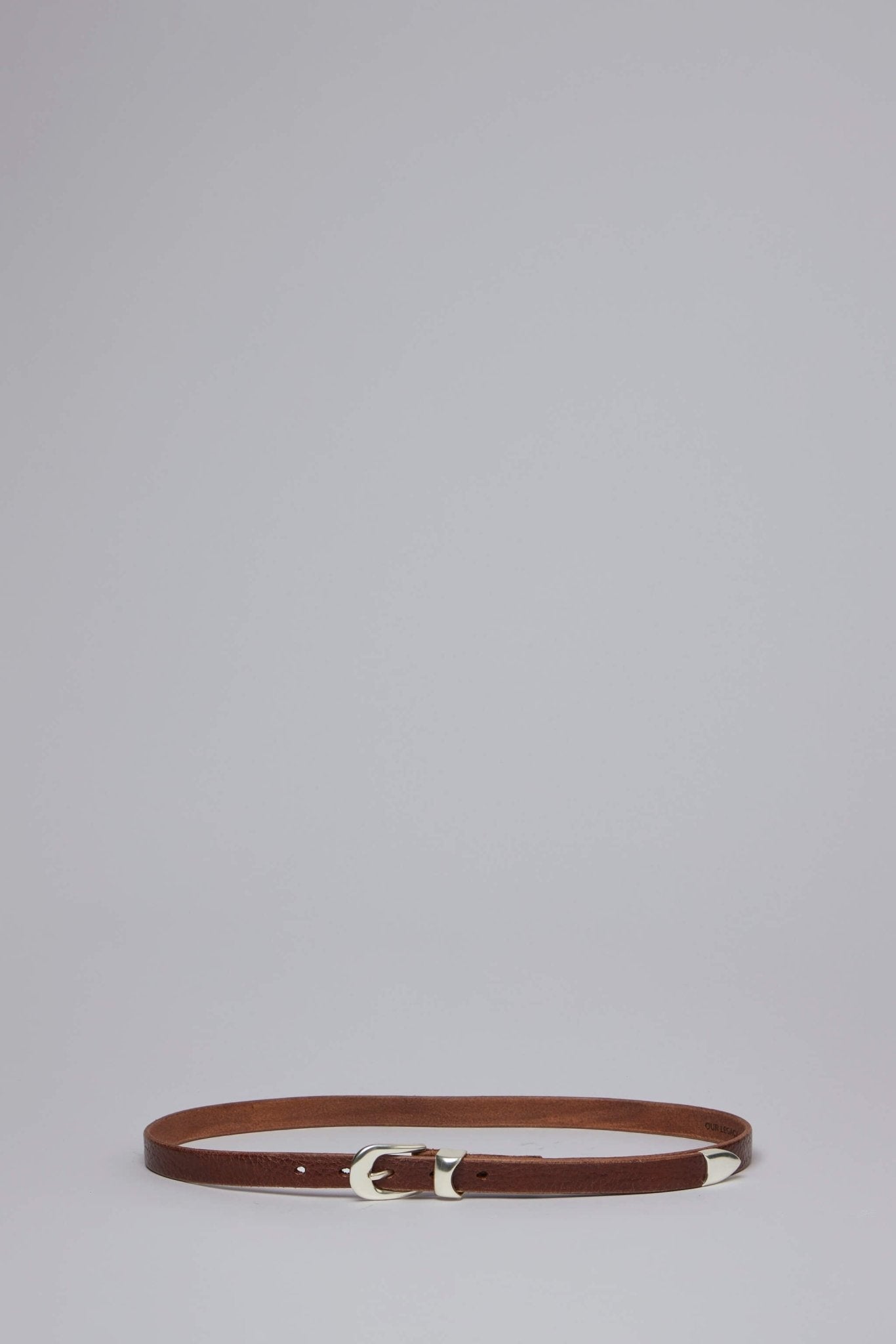 Our Legacy Belts - 2 cm Cognac Leather Belt – LABELS