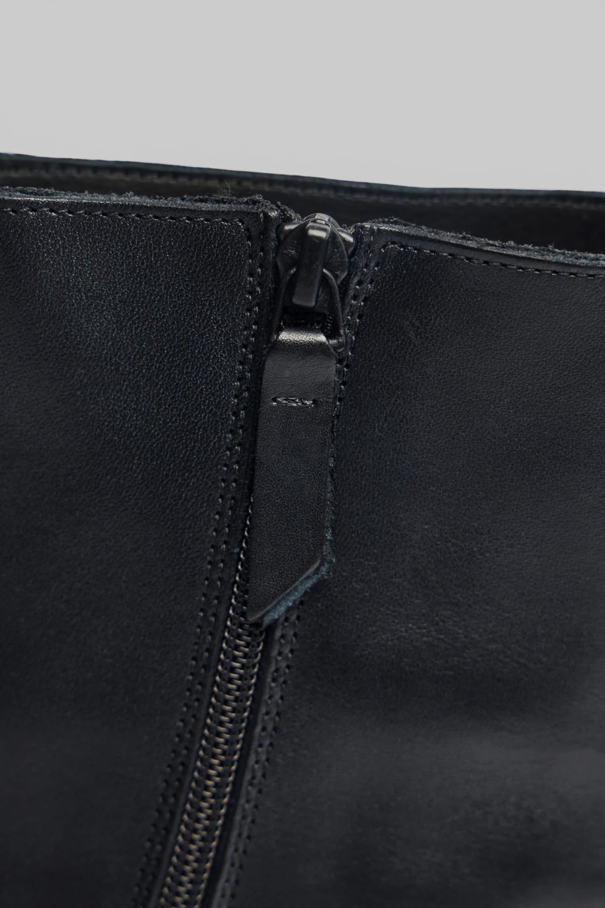 Back view of Our Legacy Camion Boot heel construction