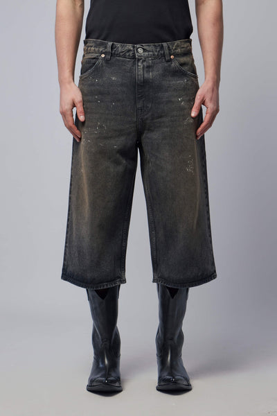Capri Cut Nebula Wash Denim