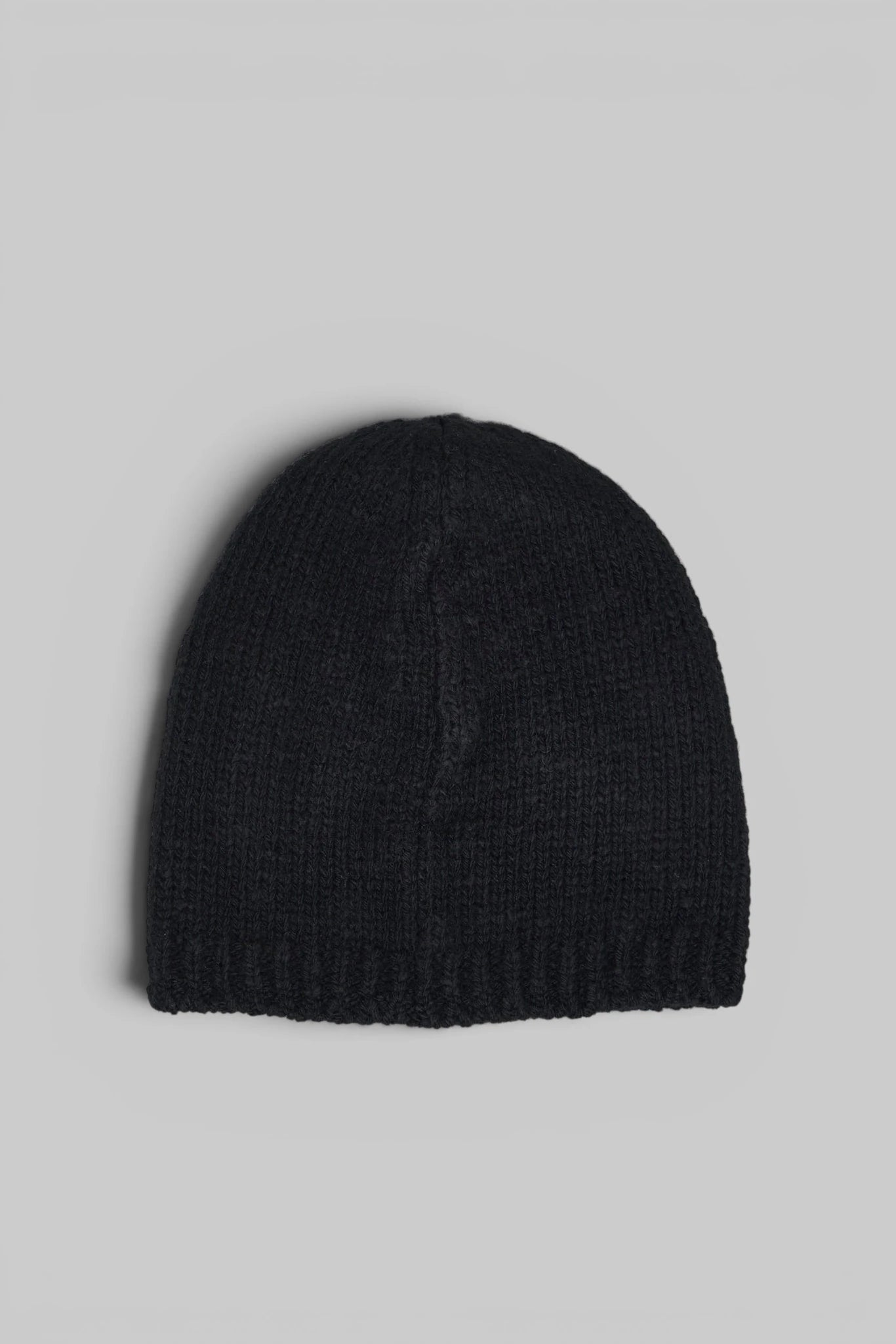 Close-up of ribbed knit texture on Our Legacy Classic Beanie