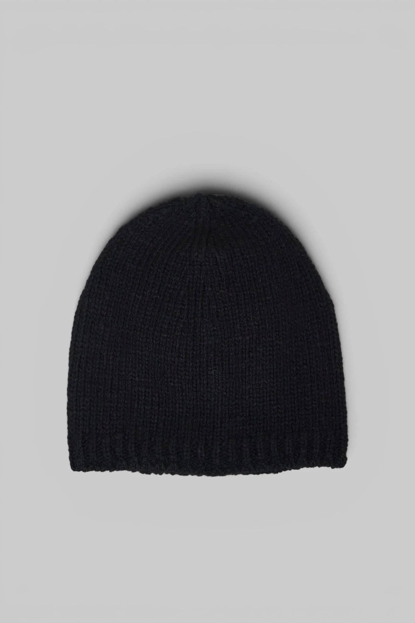 Our Legacy Beanies Classic Beanie in black ribbed wool knit