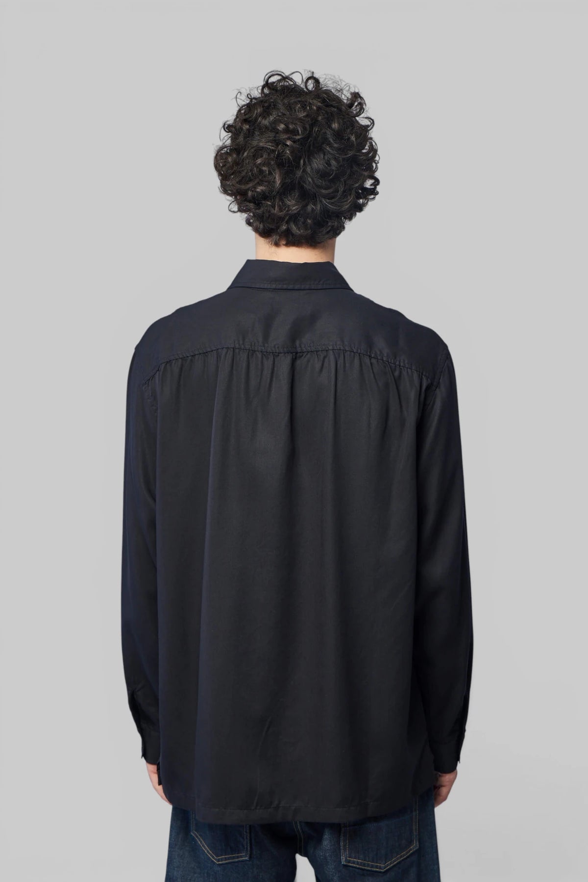 Side profile of Our Legacy Every Shirt sleeves and cuffs