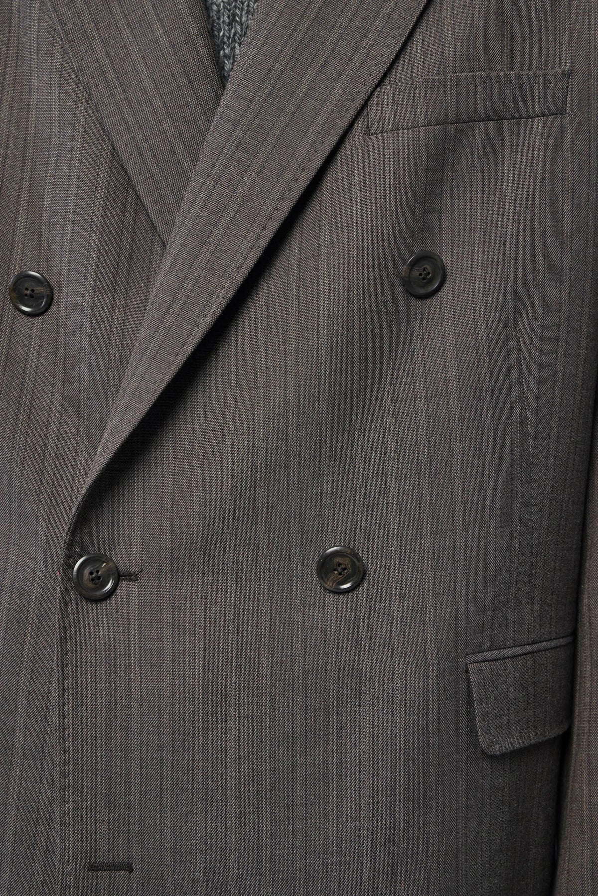 Our Legacy Halt Blazer worn open over knitwear