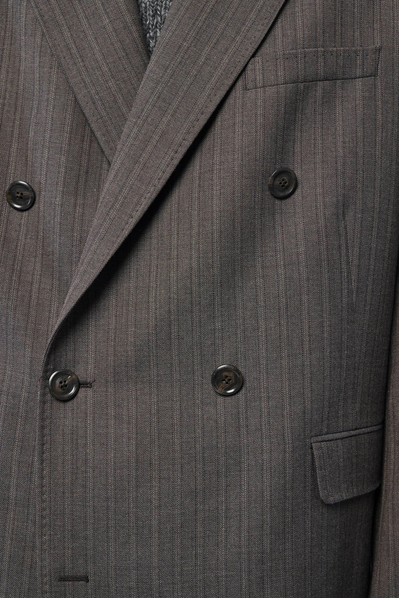 Our Legacy Halt Blazer worn open over knitwear