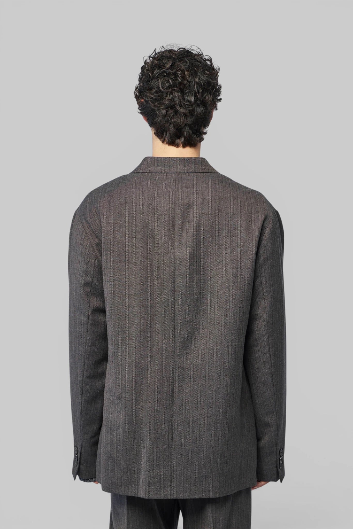 Our Legacy Halt Blazer back view showing relaxed silhouette